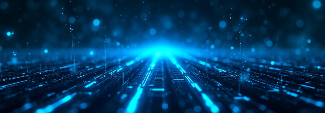 Abstract data security and encryption visualization